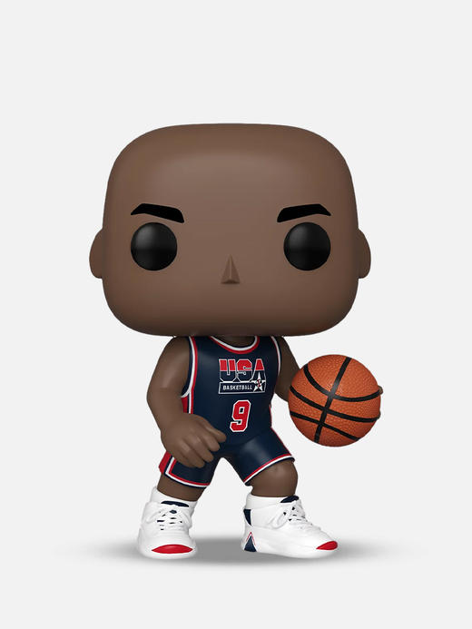 Funko POP  Jumbo NBA Michael Jordan1992 Team USA Navy Uni运动 NBA球星10英寸迈克尔·乔丹 92年美国队蓝色球衣手办 商品图2
