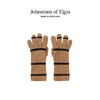 Johnstons of Elgin条纹羊绒混纺手套男女针织秋冬 商品缩略图0