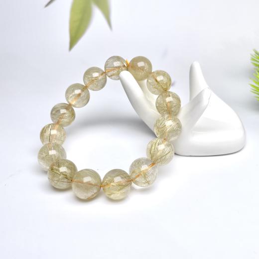 水晶单圈-金发晶圆珠14 商品图0