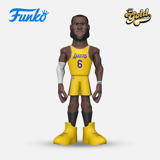 Funko POP Gold 12" NBA Lakers LeBron James运动 NBA球星12英寸Gold公仔勒布朗·詹姆斯手办 57290 商品图0
