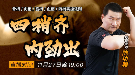 陆功翰传武秘籍第八期——四梢齐，内劲出 商品图0