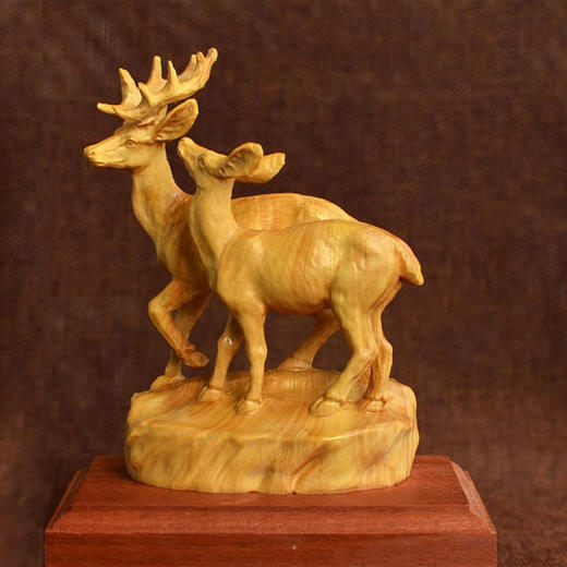 高官厚禄/路路发°黄杨木创意摆件 商品图0