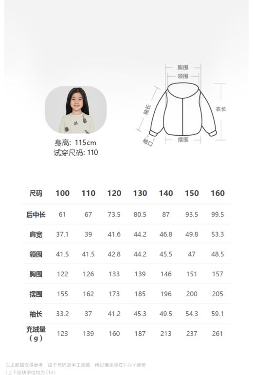 jnby  23年冬款  长款羽绒服  1NBC13430 商品图1