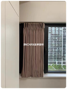 没有预留窗帘盒的我，用这种方法来安装窗帘！