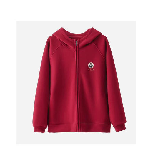 雀说 【宝藏衣】秋冬季小熊刺绣防风长袖上衣休闲外套3ZF-V32 商品图3