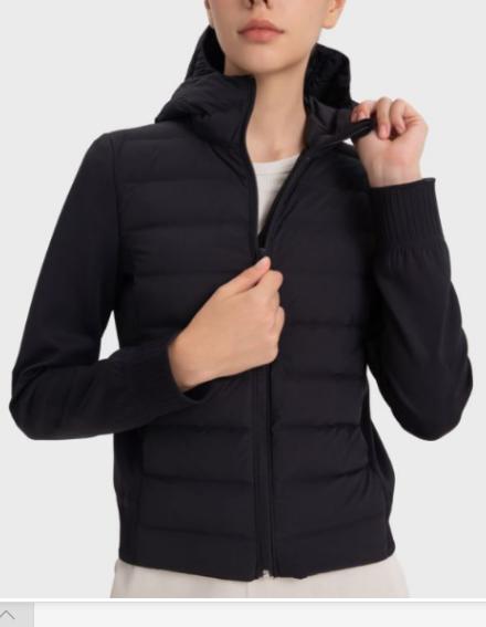 哈瓦塔超轻羽绒运动瑜伽外套H320170 商品图10