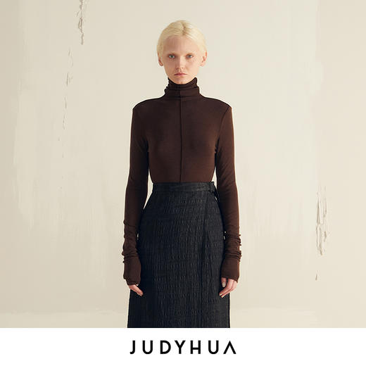 JUDYHUA 基础高领长袖打底衫 商品图0