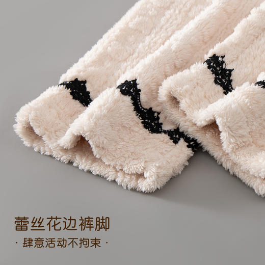 【提花暖绒】【猫人】【M-XXL】女士秋冬加绒家居服睡衣套装 商品图14