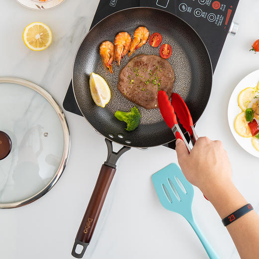 debo德铂马格斯窒氮无煎锅不易生锈煎炸锅家用平底锅 商品图1