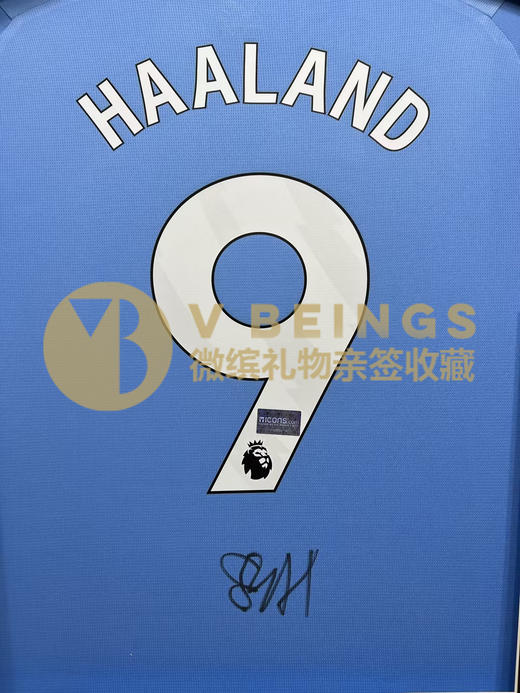 收藏系列 哈兰德 24赛季联赛主场 亲笔签名球衣 商品图2
