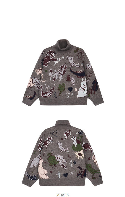 jnby  23年冬款  长袖套头毛衫 1NB310900 商品图9