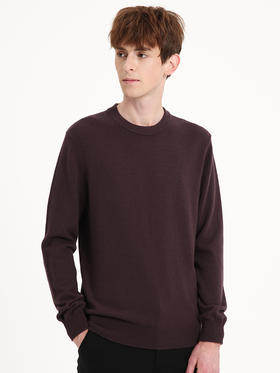 callisto红色全山羊绒针织衫 FSKNW096C