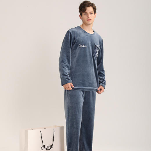 【169元1套】男士海岛绒套头套装-2234205 商品图1