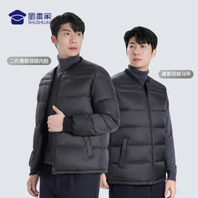 【通勤羽绒马甲/清仓】防钻绒马甲外套 防风保暖无袖羽绒服外套