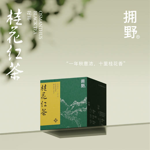 拥野·桂花红茶 三角袋泡茶 2.5g*12袋/盒 商品图0