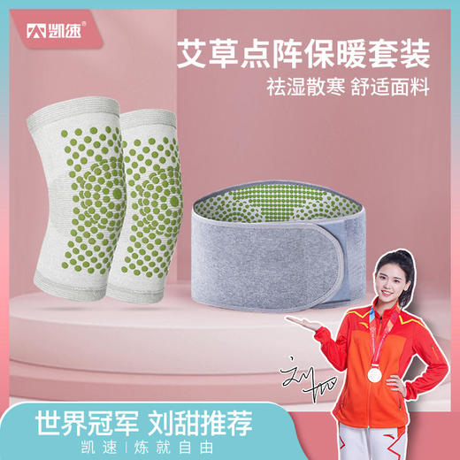 凯速艾草护膝护腰套装 商品图0