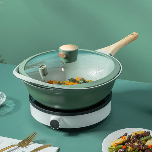 Debo德铂伊本特微压炒锅炒菜锅电磁炉燃气灶通用 商品图2