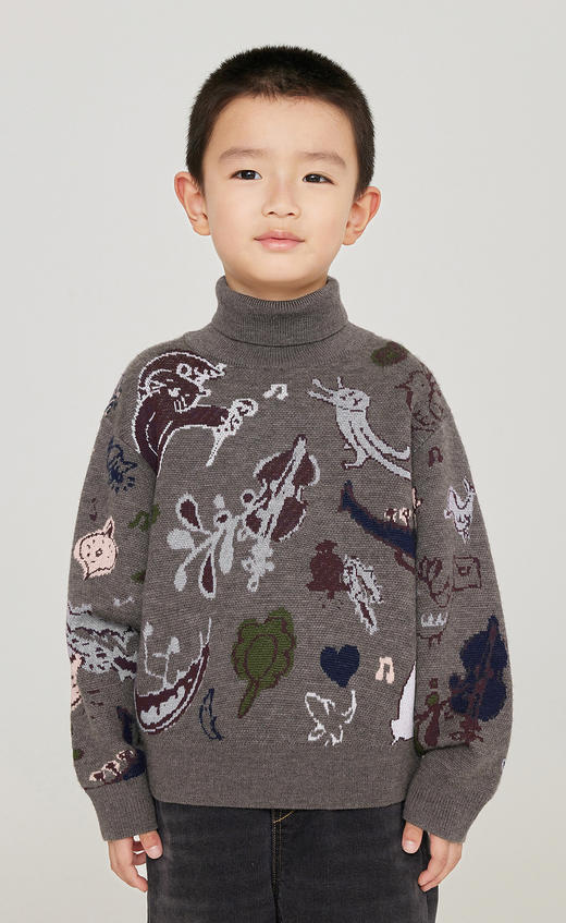 jnby  23年冬款  长袖套头毛衫 1NB310900 商品图6