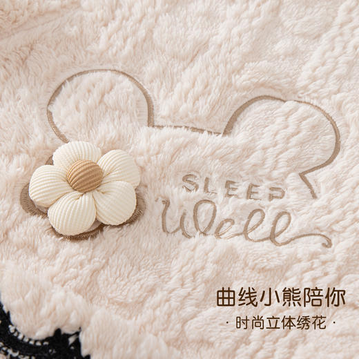 【提花暖绒】【猫人】【M-XXL】女士秋冬加绒家居服睡衣套装 商品图8