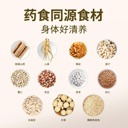 【买3送1】轩泰医人参山药八珍粉 温县垆土铁棍山药制作140g/盒（20g*7包） 商品图2