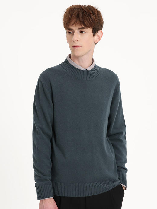 callisto森夜绿全羊绒针织衫 FSKNW090C 商品图0