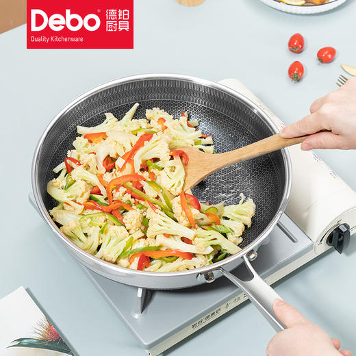Debo德铂阿贝尼蜂窝不粘煎锅炉灶通用 商品图1