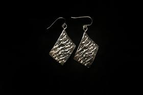 CHEZ BOQUE 印象系列原创手工925银抽象耳环《画室》