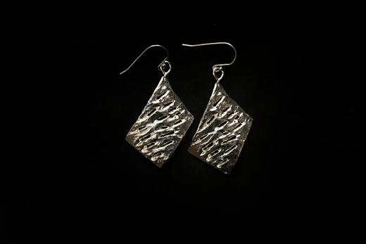CHEZ BOQUE 印象系列原创手工925银抽象耳环《画室》 商品图0