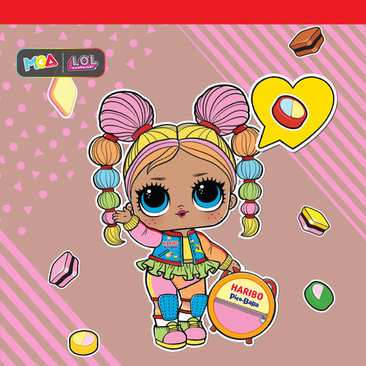 MGA L.O.L.惊喜拆拆球 糖果系列xHARIBO 娃娃MGAC119913EUC 商品图5