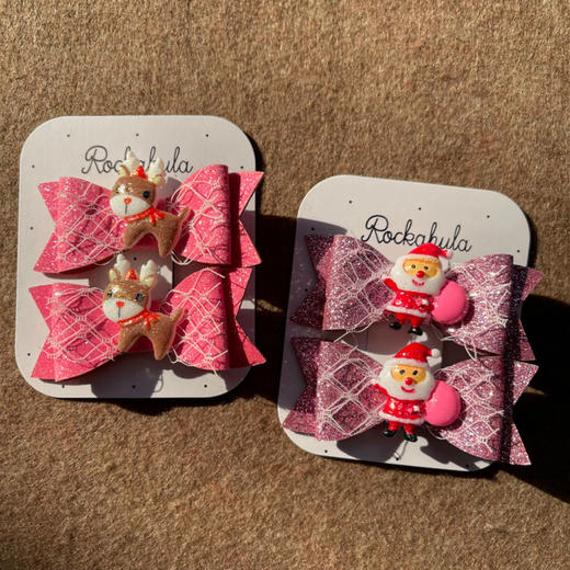 【3-5天发货】Monsoon&Rockahula儿童发饰圣诞装扮系列发夹头饰夹子皮筋 商品图6