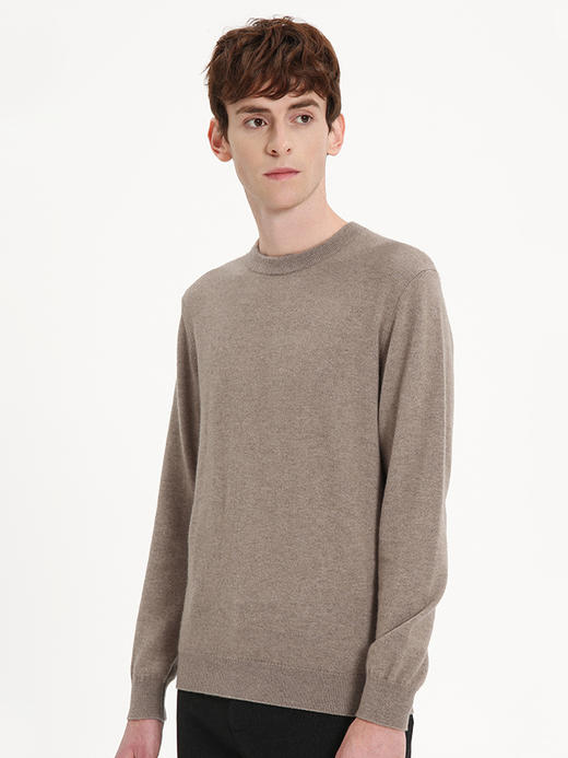 callisto卡其色全山羊绒针织衫 FSKNW096C 商品图1