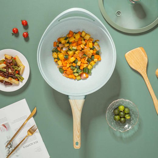 Debo德铂伊本特微压炒锅炒菜锅电磁炉燃气灶通用 商品图4