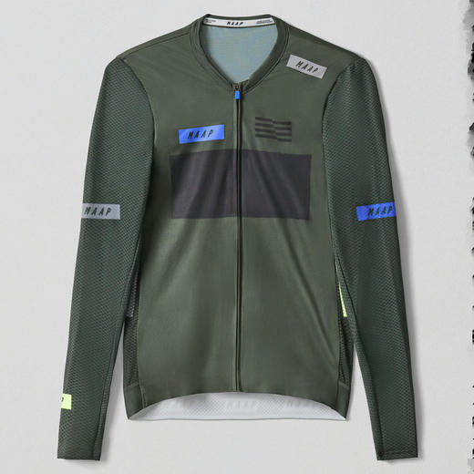 MAAP 男士 System Pro LS Jersey Bronze Green 长袖骑行服 商品图5