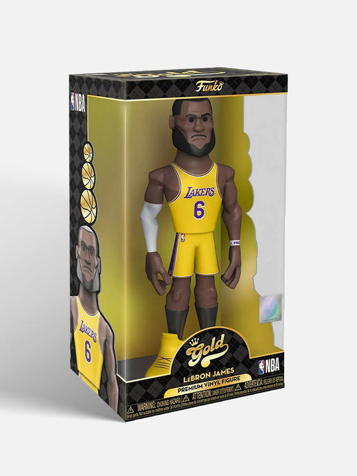 Funko POP Gold 12" NBA Lakers LeBron James运动 NBA球星12英寸Gold公仔勒布朗·詹姆斯手办 57290 商品图3