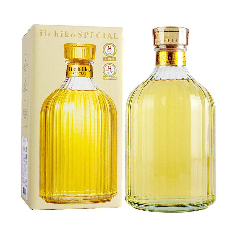 iichiko/亦竹烧酒特制大麦蒸馏酒720ml礼盒装日本进口烧酒 洋酒白酒 1件装_dr