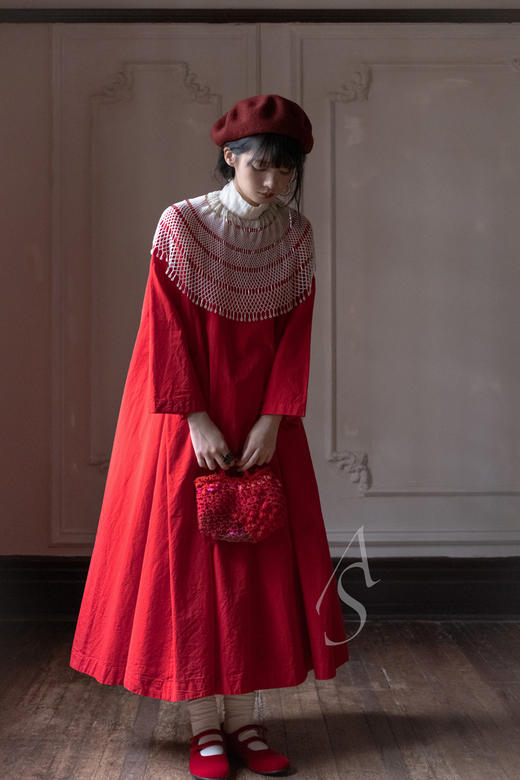 Daniela Gregis 红色编织小拎包 商品图7