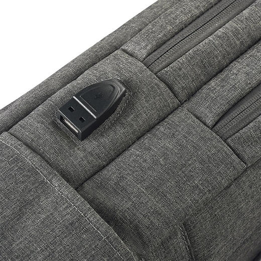 Diplomat外交官 商务休闲双肩背包HM-1590L   浅灰色 商品图5