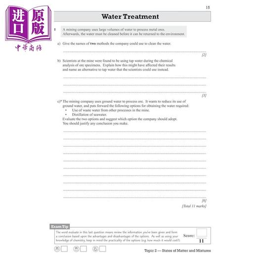 预售 【中商原版】CGP New GCSE Chemistry Edexcel Grade 8-9 Targeted Exam Practice Workbook includes answers 商品图3