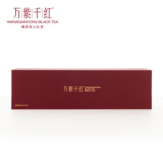 万紫千红峨眉高山红茶特级(静心)礼盒装茶叶180g 商品图1