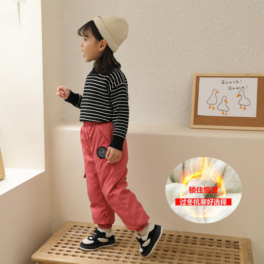 百看不厌，暖意融融，满足宝贝儿童的洋气与保暖。体验新款冬季儿童羽绒棉裤，中小大童外穿，加绒加厚，温情款待！ 商品图0