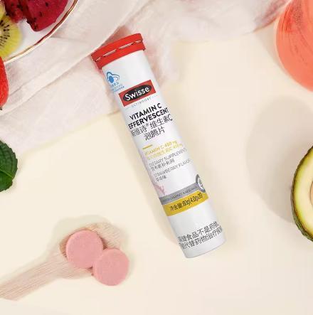Swisse斯维诗@维生素C+锌泡腾片(草莓味) 商品图4