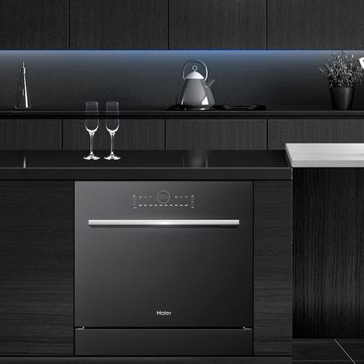 海尔洗碗机灶下直嵌12套 Z1升级款 晶彩嵌入式变频高水压一级水效80℃双微蒸汽开门速干168h存储 99.999%除菌率 商品图9