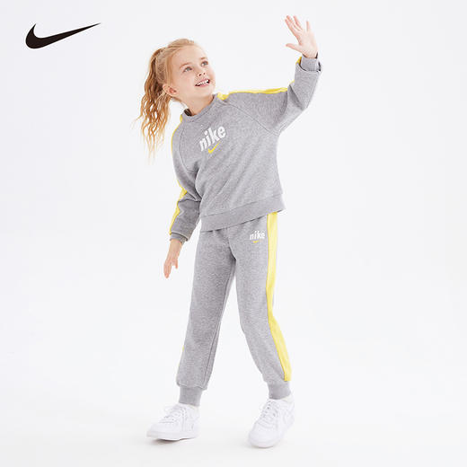 NIKE 秋 小童 套头无帽卫衣/长裤2件套 NKN-T8L265 商品图8
