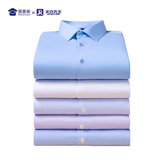 【三防鹅绒保暖衬衫】通勤加厚衬衫 商务休闲加绒长袖衬衣 商品图4