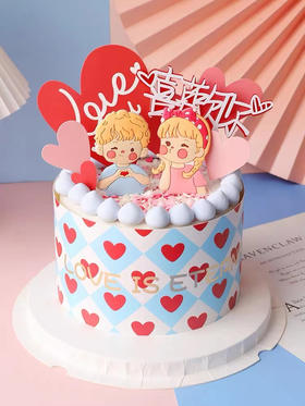 情人节 情侣奶油蛋糕 下单前请仔细阅读商品详情