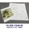 【大彩图】龚雪青工笔画白描底稿斗方小品《瓜园》西瓜临摹勾线花鸟线稿XQ47 商品缩略图1