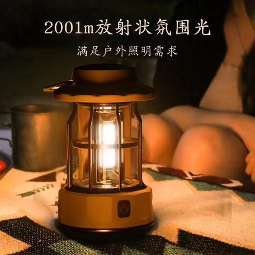 错山  营地灯  户外照明复古露营灯 CL301（电池款） 商品图2