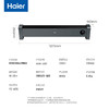 海尔（Haier） 家用客厅卧室踢脚线取暖器暖风机 触摸感应遥控个性化熄屏定时预约 XHK-A1Y 商品缩略图9