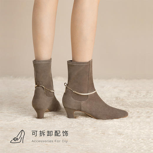 7or9-空气棉短靴碧根果 商品图5