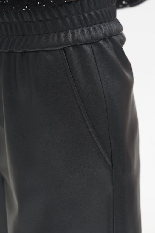 【M1】臣禾 【蛋白皮裤】环保皮佰搭显瘦休闲裤9234060190【金猪甄选】 商品图11